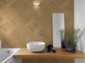 Керамогранит GT408013882MR Woodstock_GT Бежевый 40x80 танграм Global Tile матовый, рельефный (рустикальный) настенная плитка