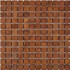 Мозаика из меди PIX731, чип 23x23 мм, сетка 300х300x8 мм матовая, коричневый