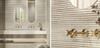 Настенная плитка Stripe Taranto Gold 59.6x150 Porcelanosa матовая керамическая 100371175