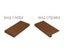 Ступень угловая левая серфейс кортен / Surface Corten Scalino Angolare Sinistro 33х120 керамогранит