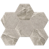 Мозаика Ametis Estima Kailas KA02 Hexagon 25x28.5 непол. (10 мм)