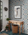 Керамогранит Veranda Laguna Blue 15х15 Nanda Tiles антискользящий (grip), матовый, рельефный (рустикальный) универсальная плитка 00000086192