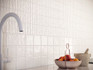 Настенная плитка Sticks White 20x20 Absolut Keramika глянцевая керамическая