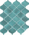 Настенная плитка 65006 Арабески Майолика Бирюза 26x30 Kerama Marazzi глянцевая керамическая