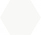 Керамогранит Good Vibes White 15x15 (hex.) (box 0,402) Cevica матовый универсальный