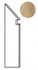 Плинтус Axi Golden Oak Battiscopa Sag.SX ANMJ 7.2x30 шт керамогранит