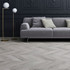 Ламинат Faus Master S180086 Light Grey Chevron 1184х293.4х8 8 мм 33 класс с фаской