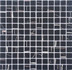Мозаика PIX755 из стекла, 30х30 см Pixmosaic матовая чип 23x23 мм, золотой, черный