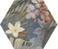 Керамогранит Hibiscus Blue Matt Hexa 23,2x26,7 универсальный матовый