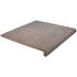 Ступень фронтальная Peldano Stone Flame обрезанная 33x33 клинкер антискользящая (grip) Exagres С0006407
