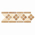 Декор Mosaico Toscana 10x30,5, незаполненный травертин
