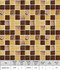 Мозаика Aquarius-mix-1 стекло+камень 30х30 см прозрачная чип 23х23 мм, бежевый, коричневый