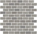 Мозаика MBD011 Про Лаймстоун Антика 3 Мозаичный Серый матовый керамогранит 30x32 см Kerama Marazzi