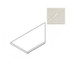 Керамогранит Forte Dei Marmi Rock Tiffany White Round Ang. Dx 120 30x120 Atlas Concorde матовый бортик закругленный правый 620090001276