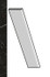 Плинтус Allure Imperial Black Battiscopa 7,2x80/Аллюр Империал Блэк 7.2x80 матовый керамогранит