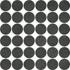 Мозаика Boost Expression Carbon Mosaico Circle 32x32 керамогранит Atlas Concorde Italy матовая, черный AYY0