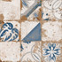 Керамогранит Memory 7 Azul Brillo 58х58 El Molino полированный, рельефный (рустикальный) универсальная плитка 78901606