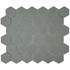 Мозаика Marble Mosaic Hex Ceramic Grey керамика 28.2х32.5 см матовая чип 51x59 мм, серый