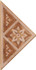 Вставка Triangulo Cotto Natural керамогранит