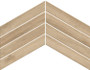 Декор Fusion Oak Natural Chevron 7.5х45 Atlas Concorde керамогранит матовый 600010002448