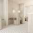 Керамогранит Like Black and White 28x28 Wow матовый напольный 130014