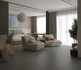 Ламинат Alpine Floor Stone Mood LF402-04 Серый Бетон 600х298х12 12 мм 34 класс с фаской
