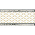 Бордюр Cenefa Delis Blanco Silver 20x10 глянцевая