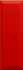 Настенная плитка Monopole Fresh Rojo Brillo Bisel 10x30 (1,02), глянцевая керамическая