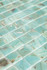 Мозаика Oasis Turquoise №7103 (на сетке) стекло 31.7х31.7 см Vidrepur глянцевая чип 25х25 мм, зеленый, коричневый С0006239