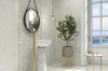 Настенная плитка 1111 Elize White Rustic 30х90 Sina Tile глянцевая, рельефная (структурированная) керамическая УТ000029590