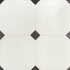 Керамогранит Betera Black-White 58x58 R El Molino матовый напольная плитка УТ-00036815