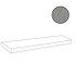 Ступень угловая Rinascente Resin Smoke Scal. Ang. Sx 33x120 керамогранит матовая Atlas Concorde 620070002748