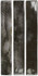Настенная плитка Enamel Charcoal 5x25 см DNA Tiles 123144 глянцевая керамическая