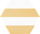 Керамогранит Hex. Porto Capri Yellow Codicer 22x25 матовый универсальный 56429
