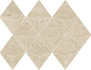 Мозаика Marvel Pearl Mosaico Origami 28x41 керамогранит матовая, бежевый AF9L