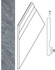Керамогранит Silver Bor. 30x60 Svasato Round dx /Силвер Борт.30x60 с выемкой закруглённый прав