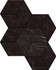 Декор Marvel Nero Marquina Mosaico Esag. Lapp. керамогранит