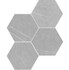 Керамогранит Petra Hexagon Grey (116985) 20х23 Wow глазурованный, матовый универсальный