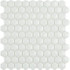 Мозаика Hex Nordic № 910 D Белый (на сетке) (0,087м2)