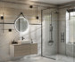 Настенная плитка 9037 Тракай Серый Светлый глянцевый 8.5x28.5 Kerama Marazzi керамическая