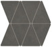 Мозаика Boost Natural Coal Mosaico Rhombus 36,7x33,8 керамогранит матовая, серый A7CR