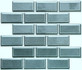 Мозаика PR 4595-36 керамика 29.1х29.5 см глянцевая чип 45х95 мм, голубой