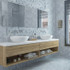 Настенная плитка Onice Blu Rel. Керлайф 31.5x63 глянцевая керамическая 921659