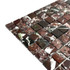 Мозаика Marble Mosaic Rosso Levanto Pol камень 30х30 см полированная чип 23х23 мм, коричневый, темно-коричневый