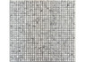 Мозаика Neo Grey стекло 30.5х30.5 см матовая чип 8x8 мм, белый, серый
