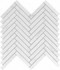 Декор Marvel Carrara Pure Herringbone Wall керамический