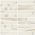Мозаика I Classici Calacatta Gold Mos.3x15 Glossy (750721) 30x30 керамогранит полированная, бежевый, белый