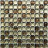 Мозаика S-833 стекло 30х30 см глянцевая чип 24х24 мм, бежевый, коричневый