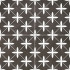 Напольная плитка Chic Poole Black 45x45 матовая керамическая