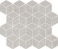 Мозаика T017/14053 Риккарди Мозаичный Серый Светлый матовый керамика 37.5х45 см Kerama Marazzi